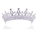 Luxury Crystal AB Bridal Crown Tiara