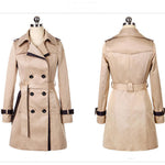 Women Winter Long Trench Coat