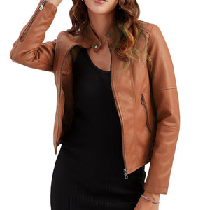 Women Spring Soft Neck Jackets