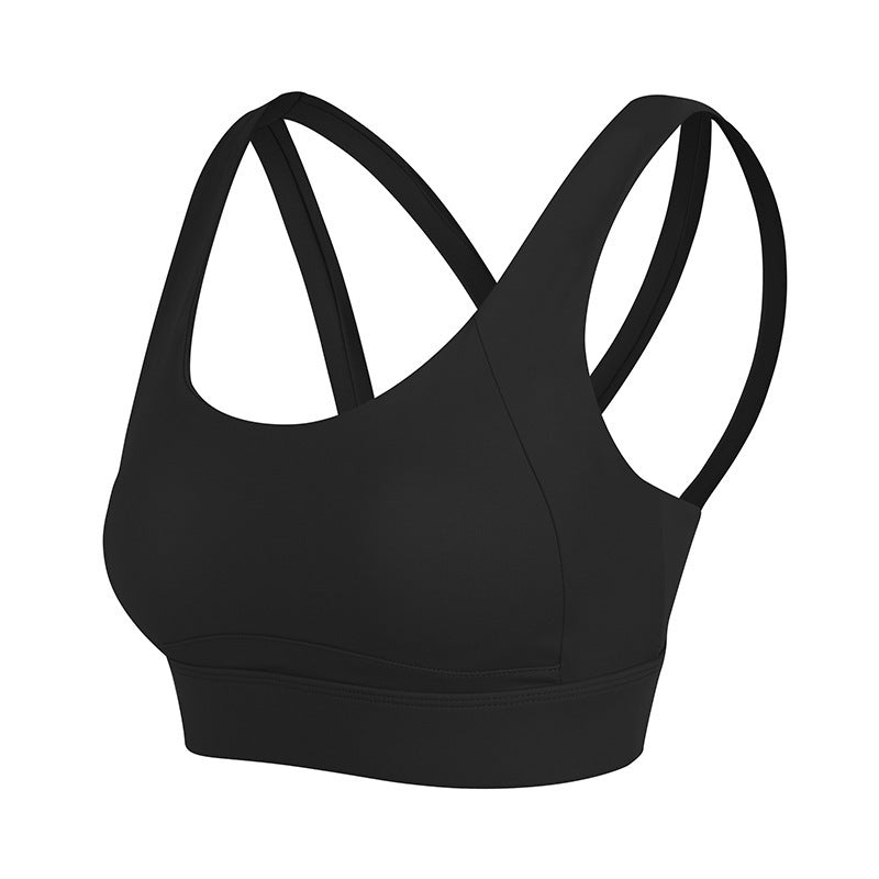 Crossover Shockproof Yoga Bra