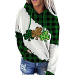 Women Lucky Grass Print Sweatshirts