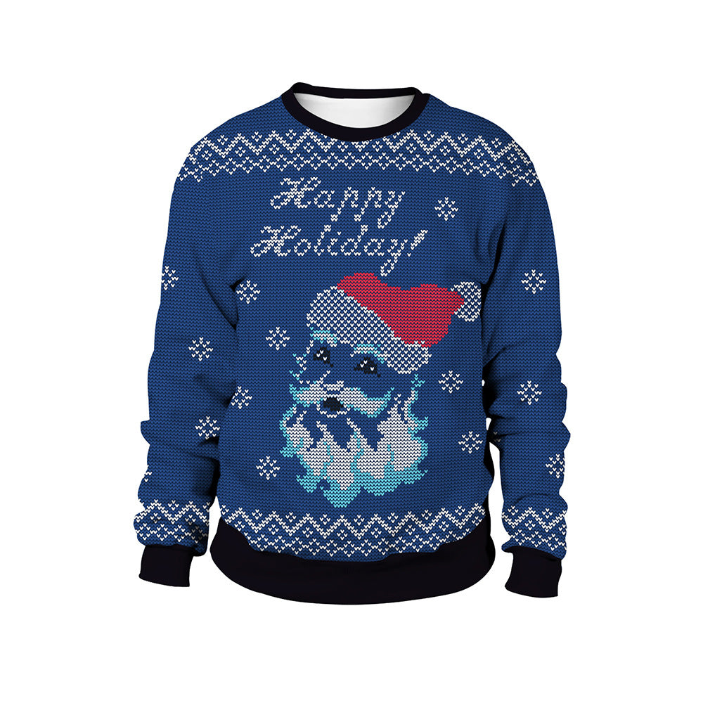 Women's Christmas Animal Print Sweater