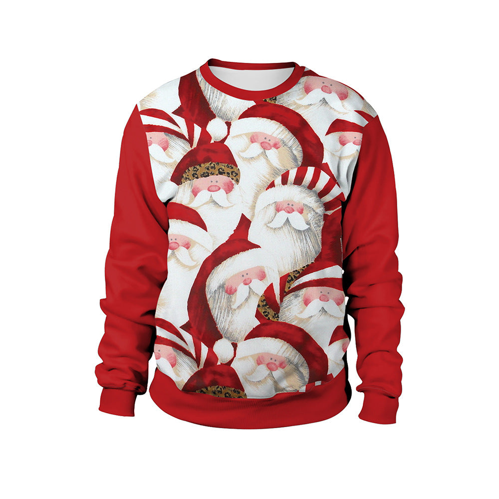 Women's Christmas Animal Print Sweater