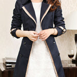 Women Winter Long Trench Coat