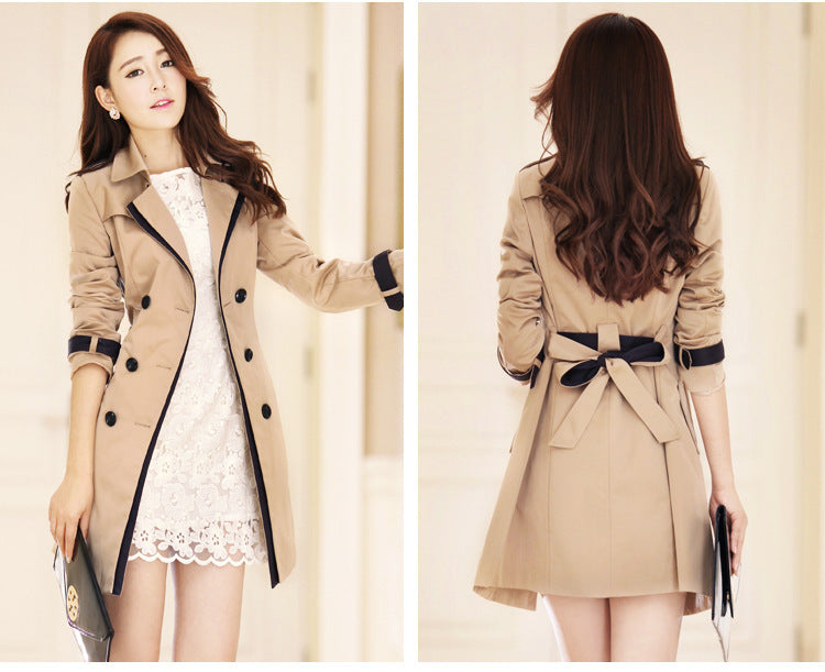 Women Winter Long Trench Coat