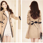 Women Winter Long Trench Coat