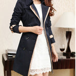 Women Winter Long Trench Coat