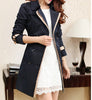 Women Winter Long Trench Coat