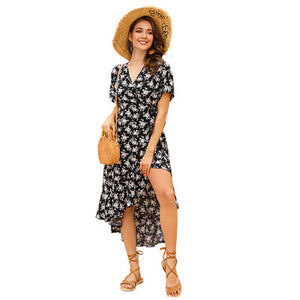 Women New Floral Chiffon Dress