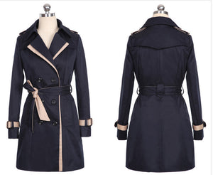 Women Winter Long Trench Coat