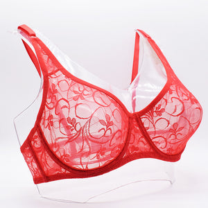 Hollow Out Plus Size Lace Bra