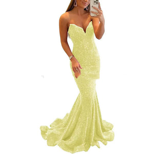 Women Long Prom Party Gown Dress