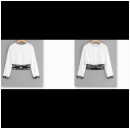 Letter Tie Short Long Sleeved Sweatshirt