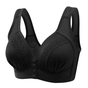 Women Front Closure Button Bra