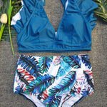 Women Printed Split Bikini Sexy Swimsuit